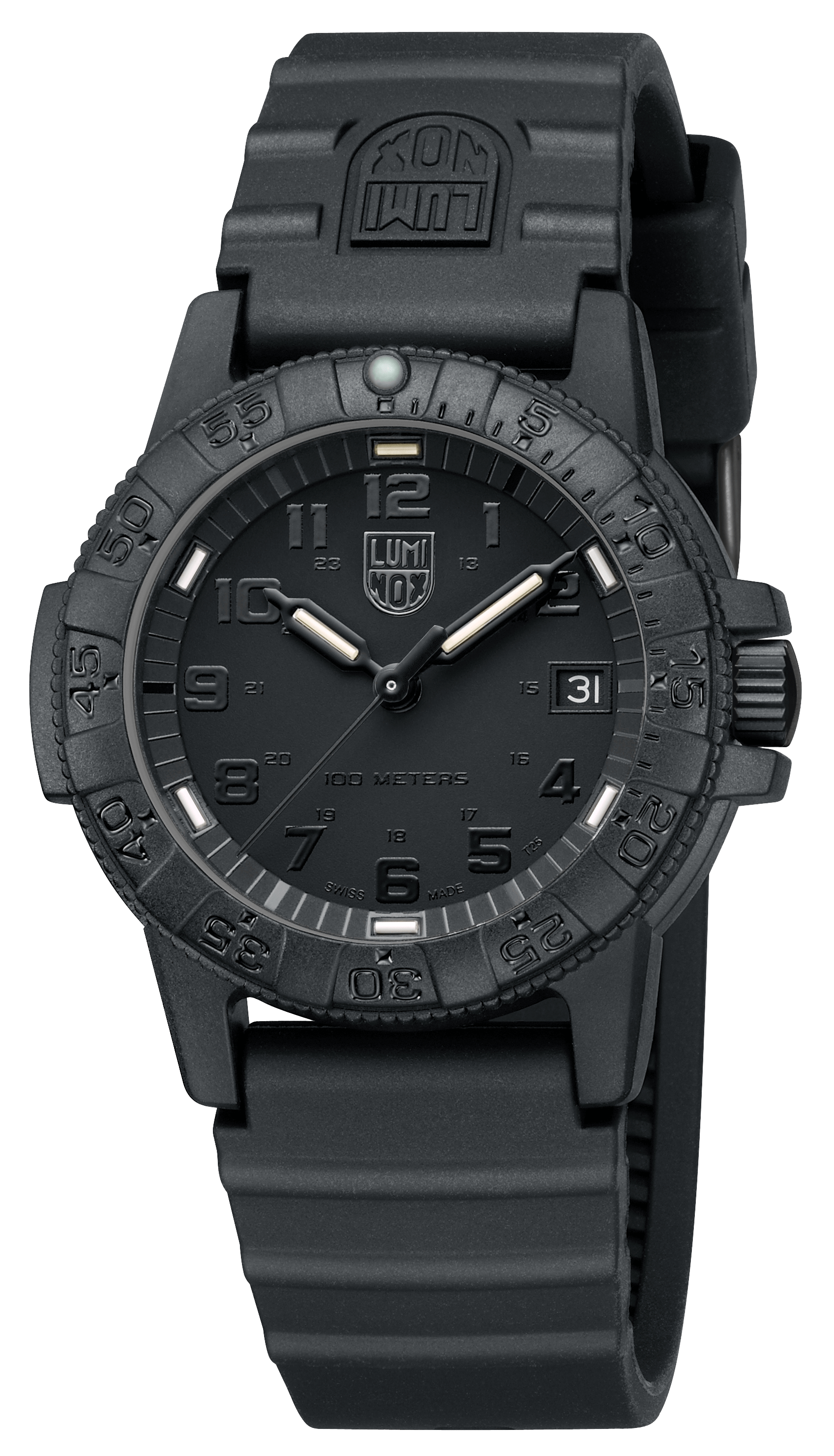 Leatherback SEA Turtle, 39 mm, Outdoor Watch, Blackout - alternate angle