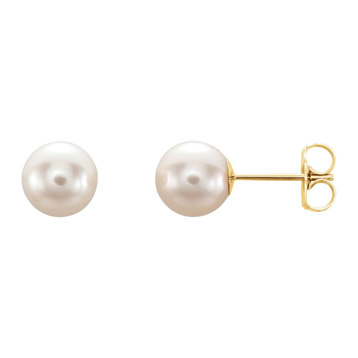 Freshwater Pearl Stud Earrings