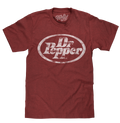 Dr Pepper Distressed Logo T-Shirt - Red
