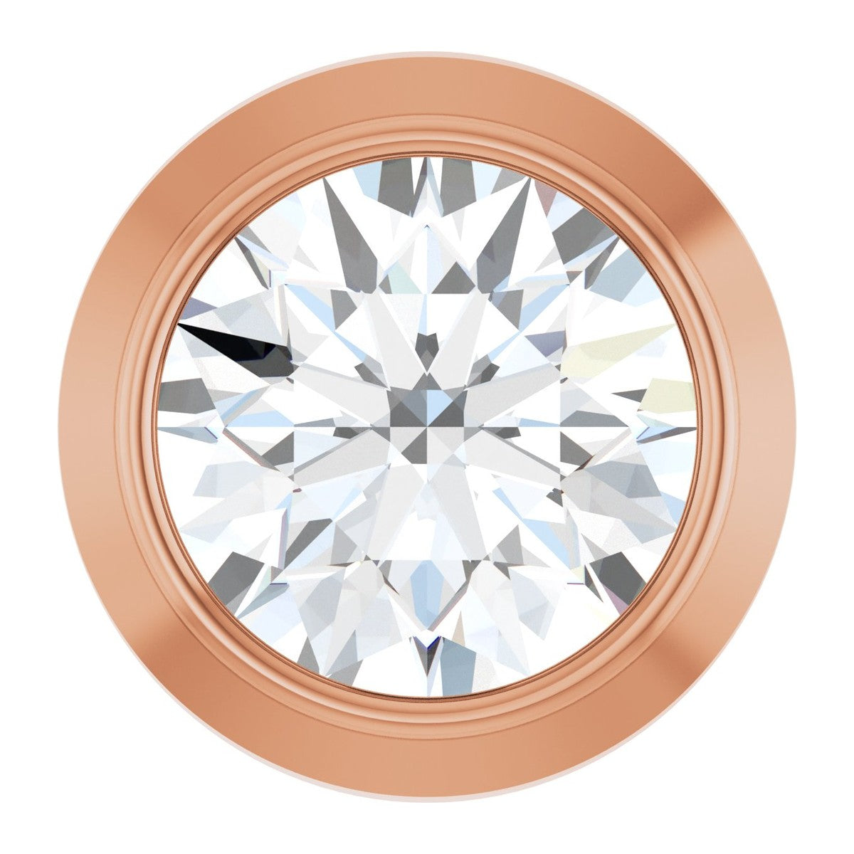 Bezel-Set Diamond Slide Pendant
