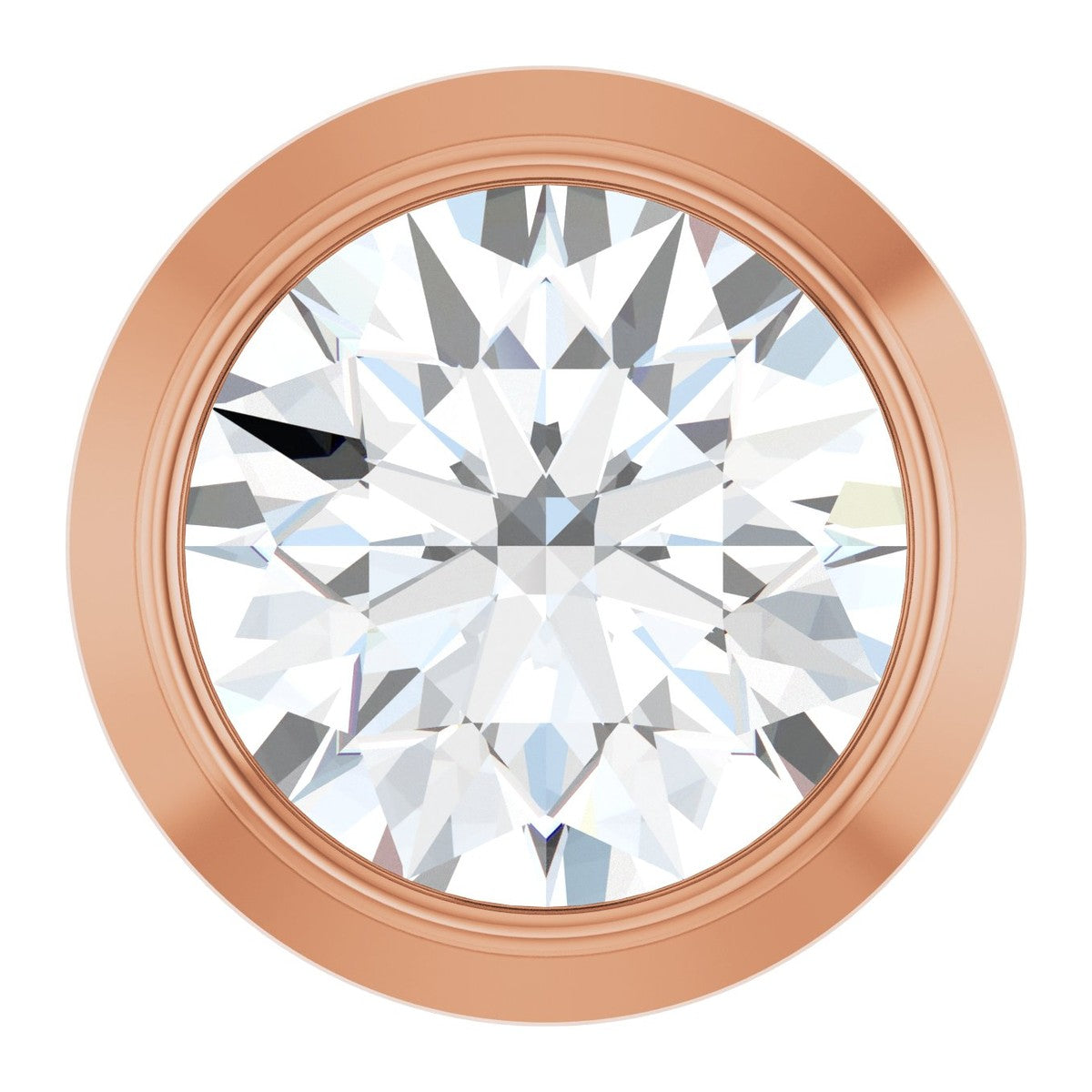 Bezel-Set Diamond Slide Pendant