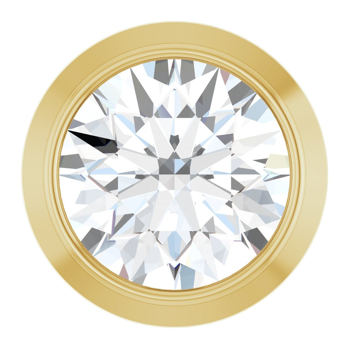 Bezel-Set Diamond Slide Pendant
