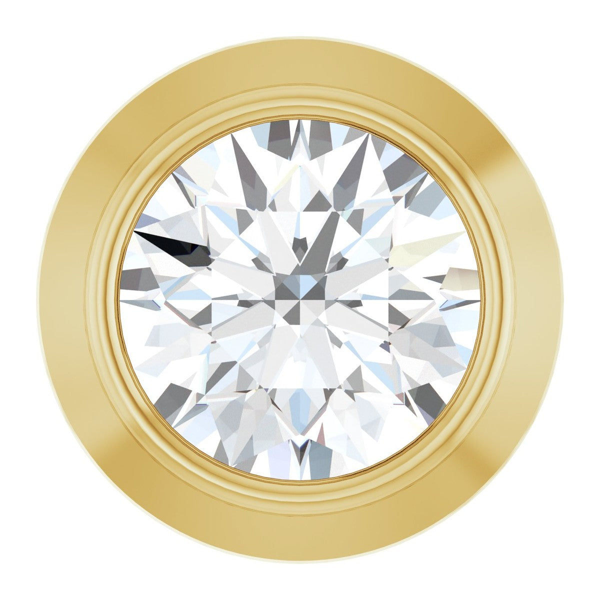 Bezel-Set Diamond Slide Pendant