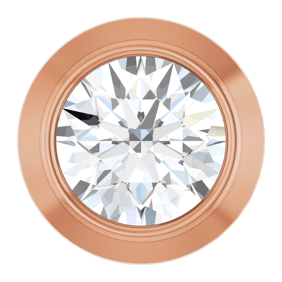 Bezel-Set Diamond Slide Pendant