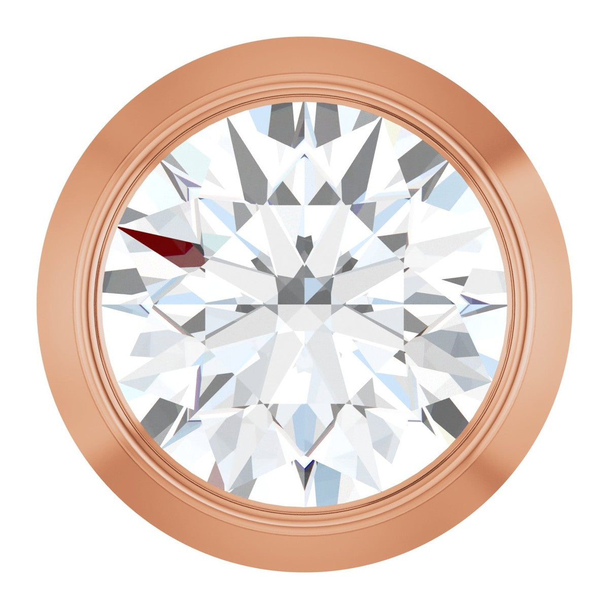 Bezel-Set Diamond Slide Pendant