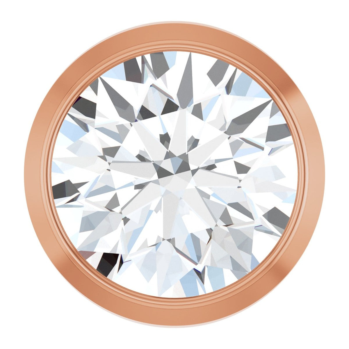 Bezel-Set Diamond Slide Pendant