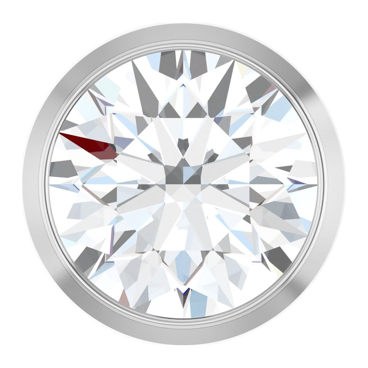 Bezel-Set Diamond Slide Pendant