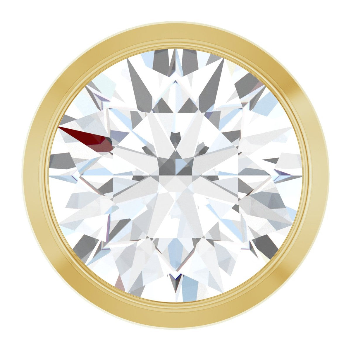 Bezel-Set Diamond Slide Pendant