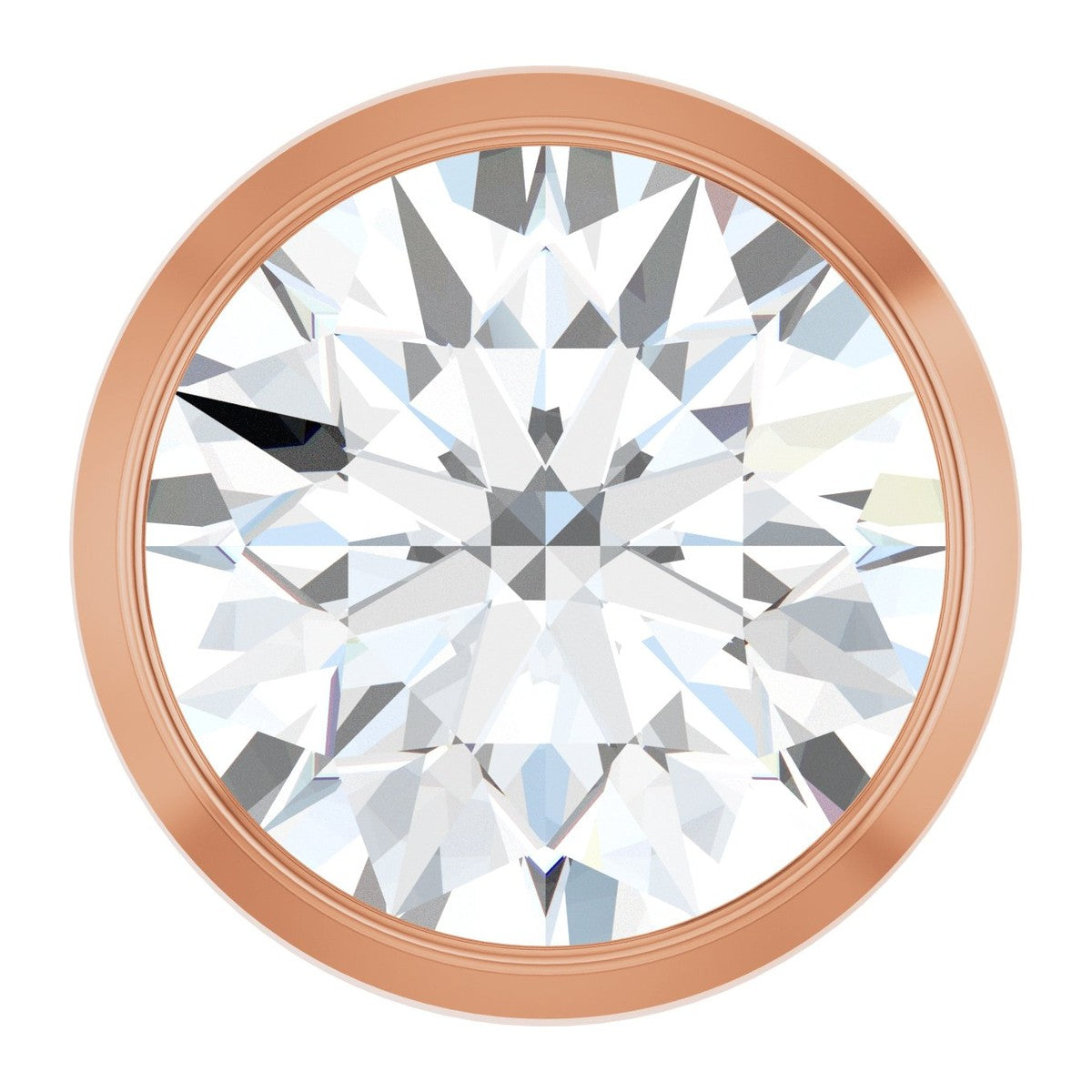 Bezel-Set Diamond Slide Pendant