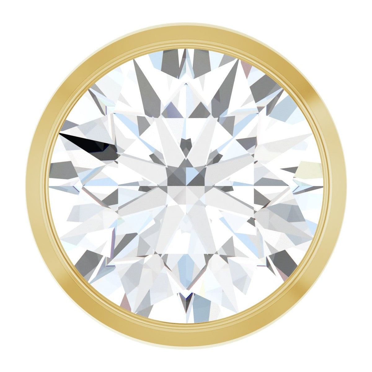 Bezel-Set Diamond Slide Pendant