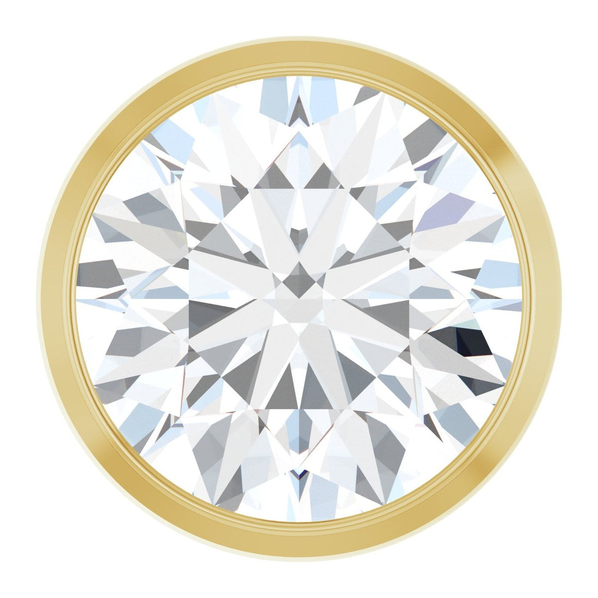 Bezel-Set Diamond Slide Pendant