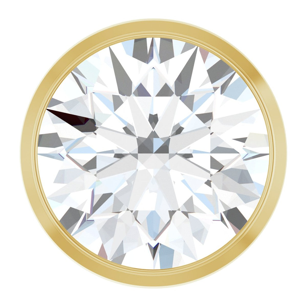 Bezel-Set Diamond Slide Pendant
