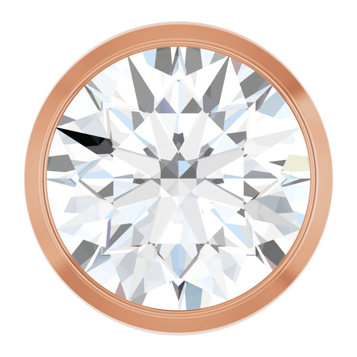 Bezel-Set Diamond Slide Pendant