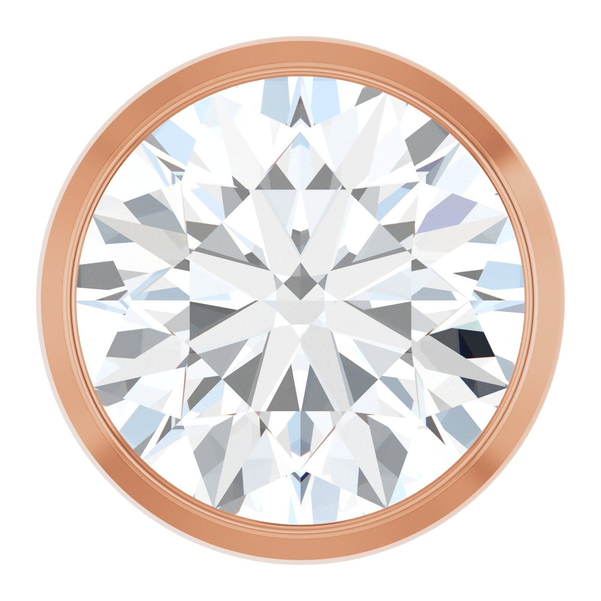 Bezel-Set Diamond Slide Pendant