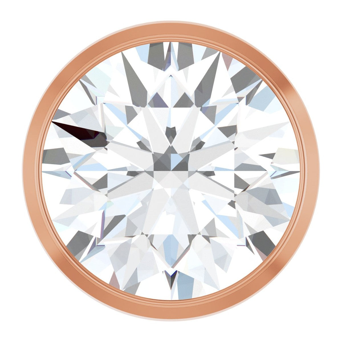 Bezel-Set Diamond Slide Pendant