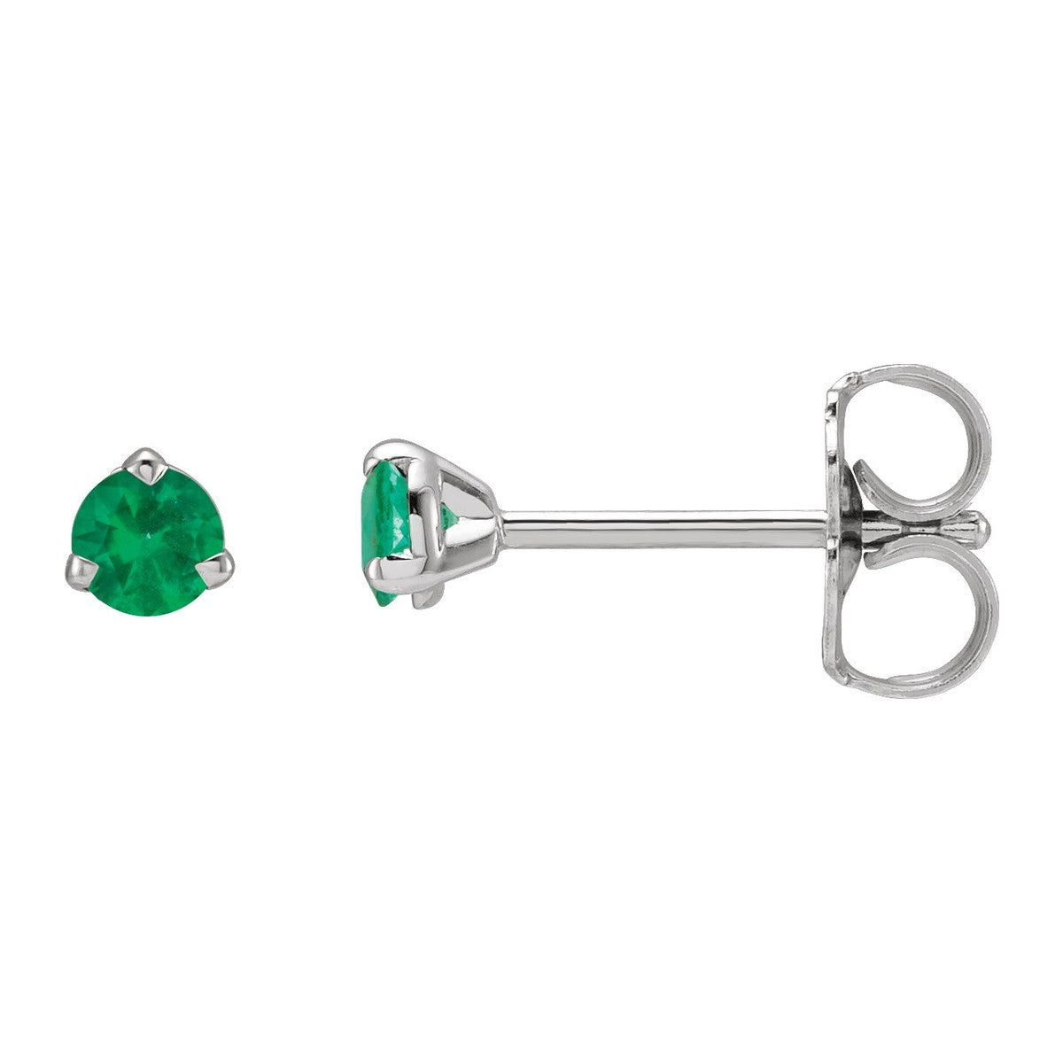 Gemstone Claw-Prong Stud Earrings