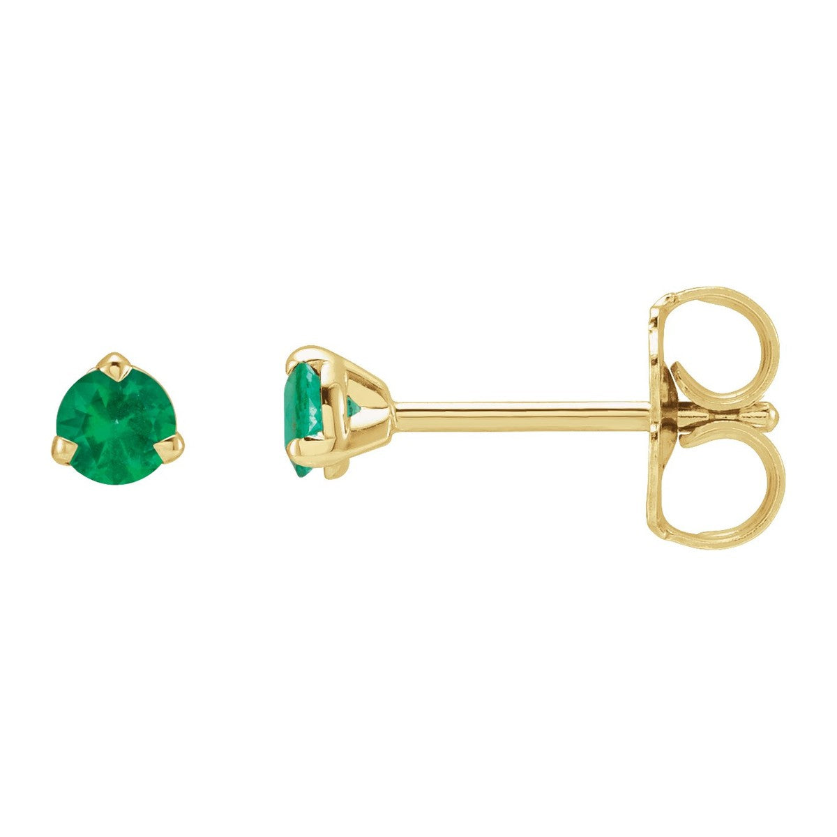 Gemstone Claw-Prong Stud Earrings