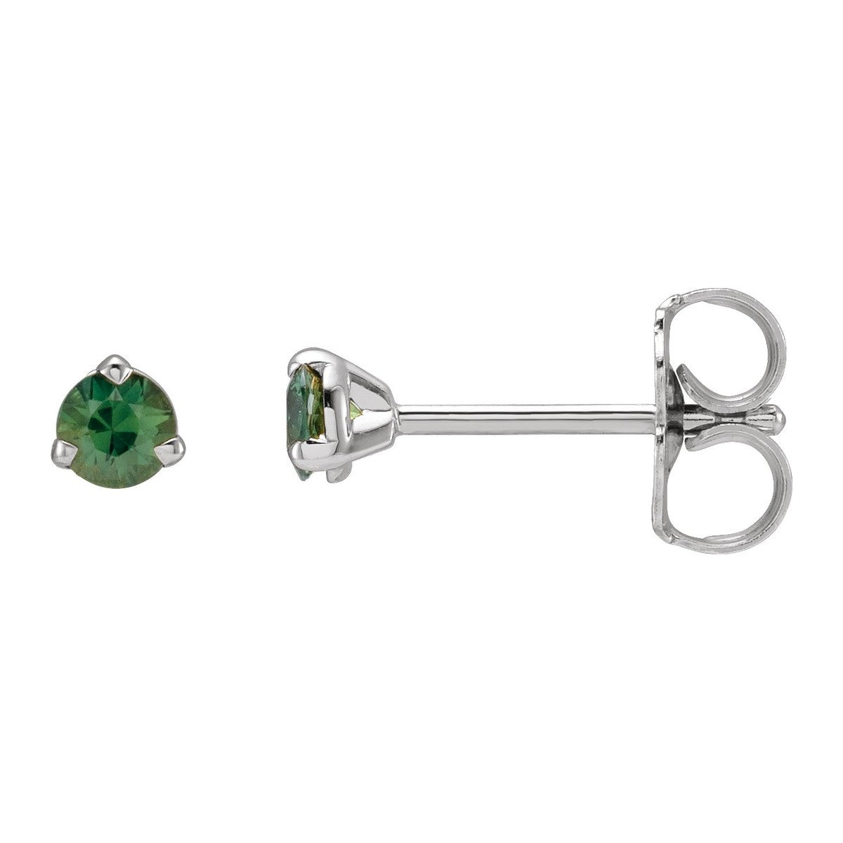 Gemstone Claw-Prong Stud Earrings