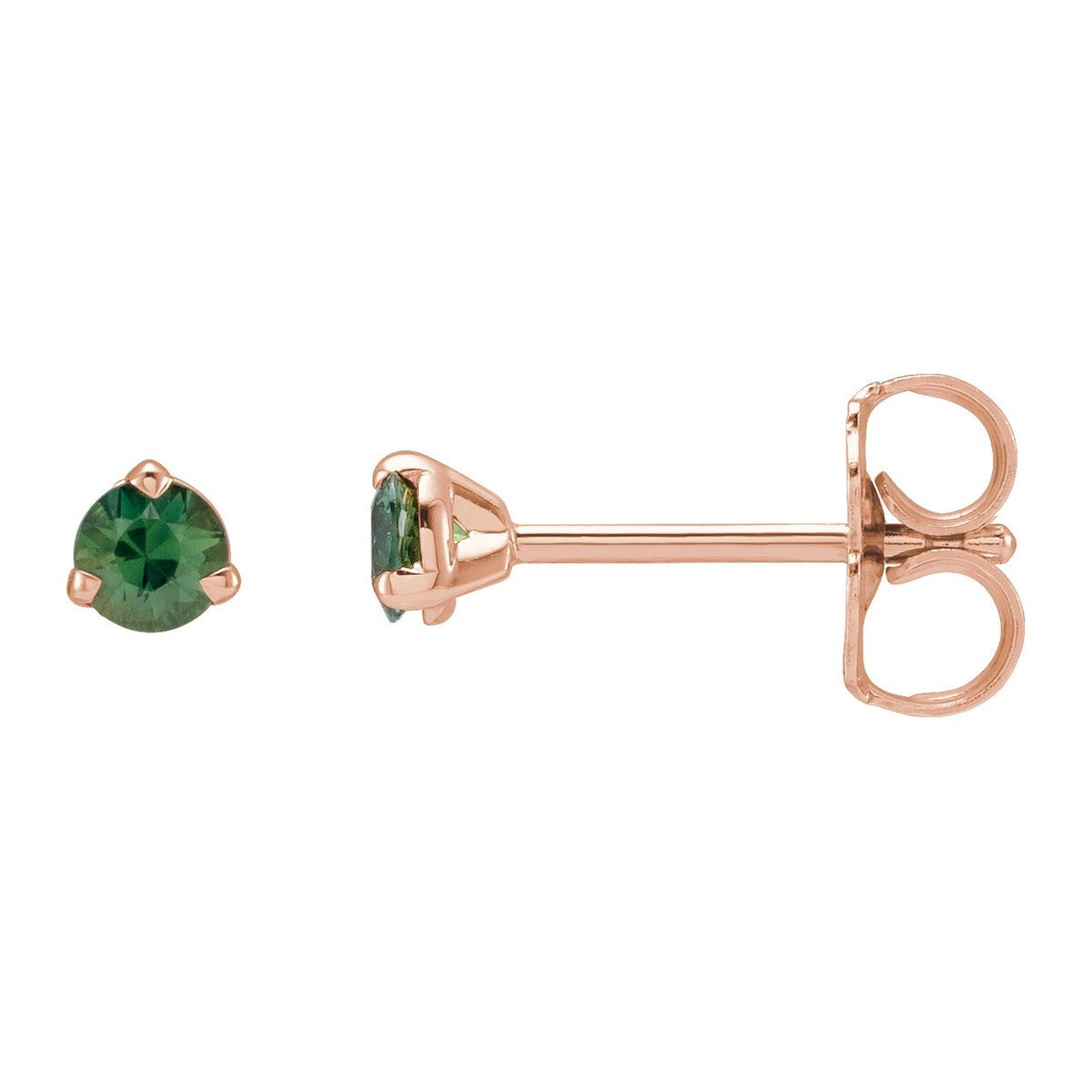 Gemstone Claw-Prong Stud Earrings