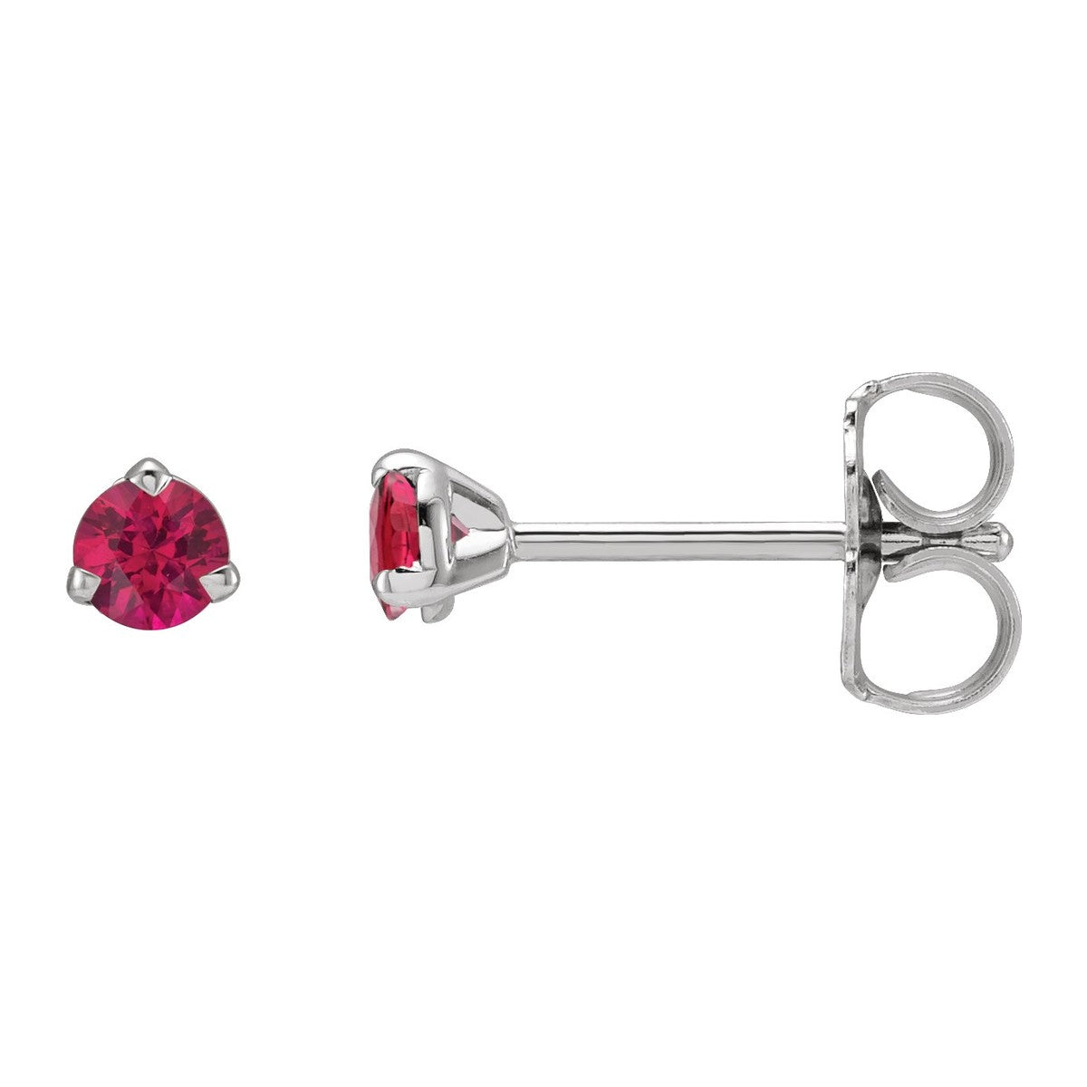 Gemstone Claw-Prong Stud Earrings