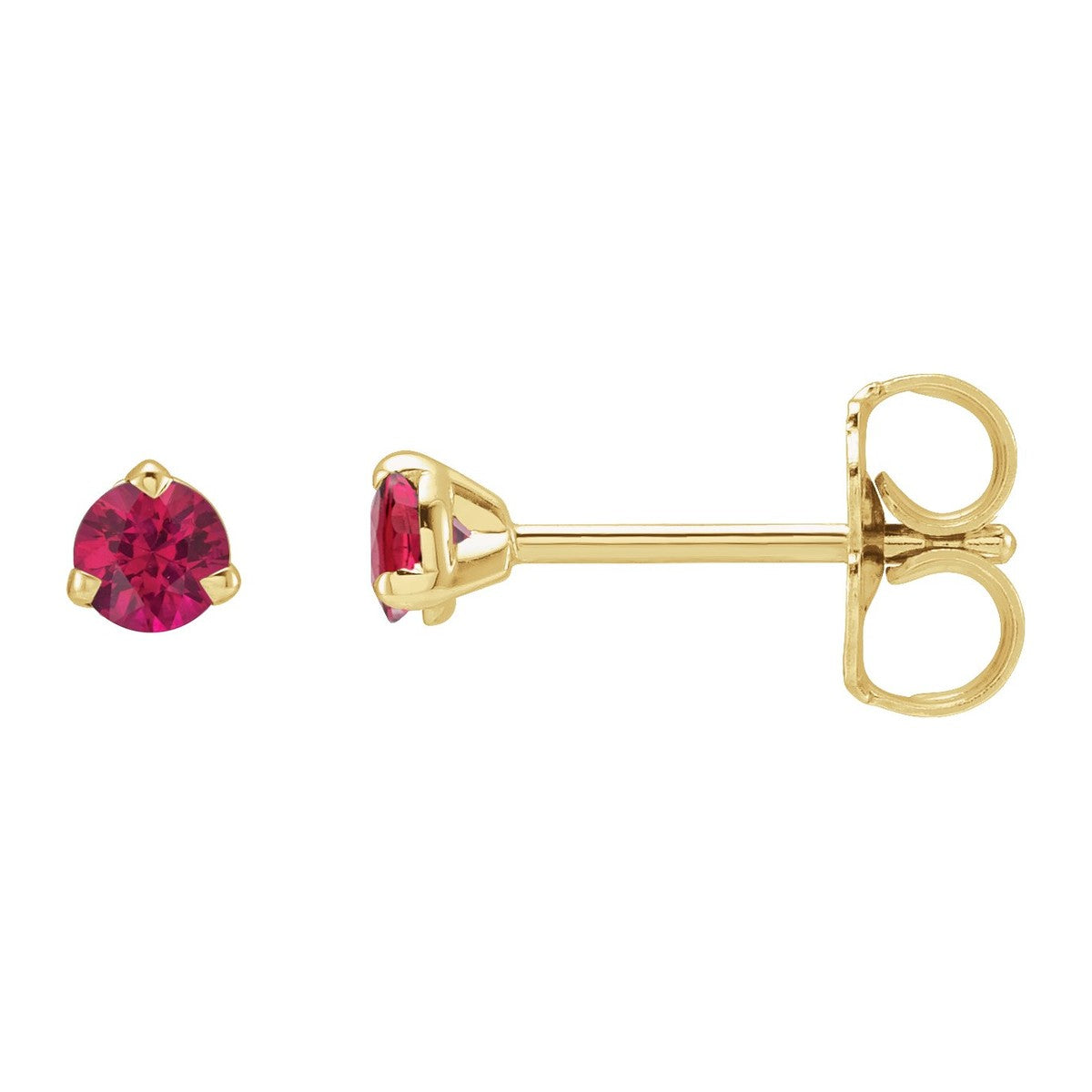 Gemstone Claw-Prong Stud Earrings