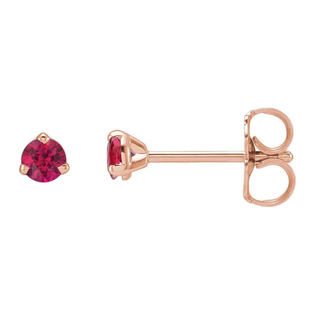 Gemstone Claw-Prong Stud Earrings