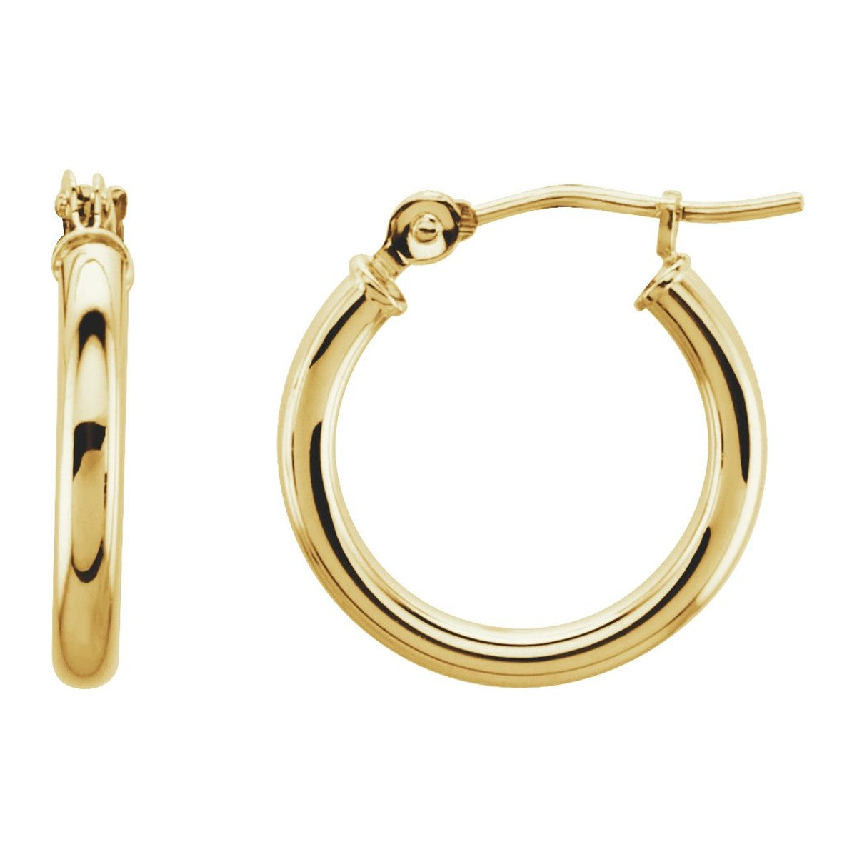 Tube Hoop Earrings