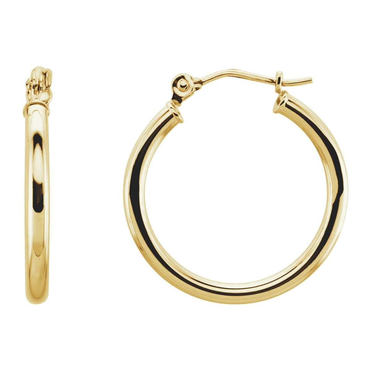 Tube Hoop Earrings