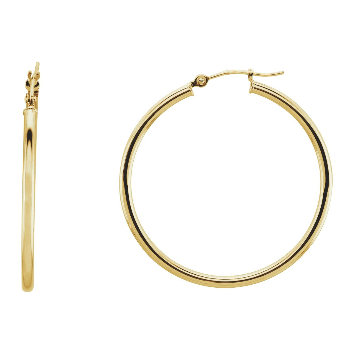 Tube Hoop Earrings