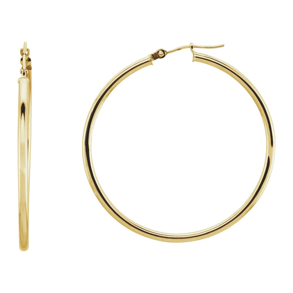 Tube Hoop Earrings
