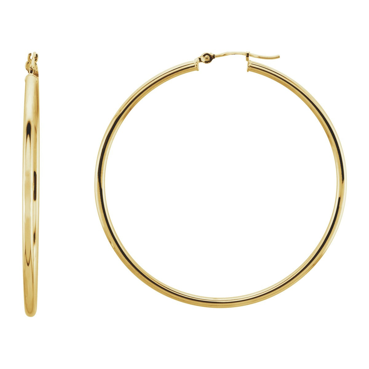 Tube Hoop Earrings