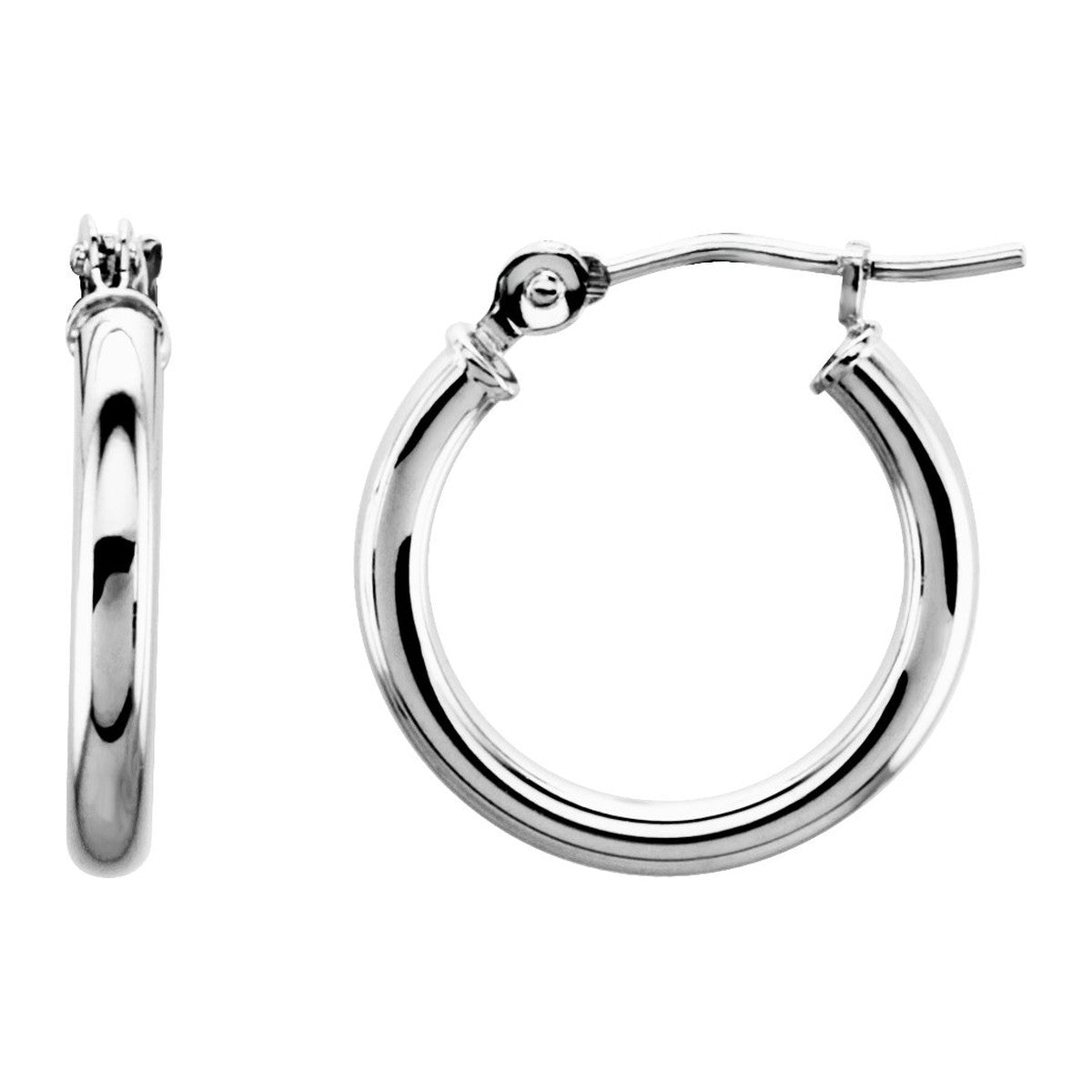 Tube Hoop Earrings