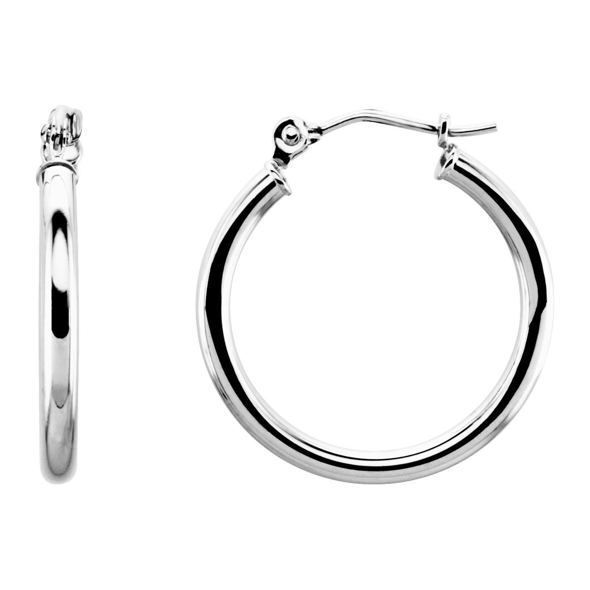 Tube Hoop Earrings