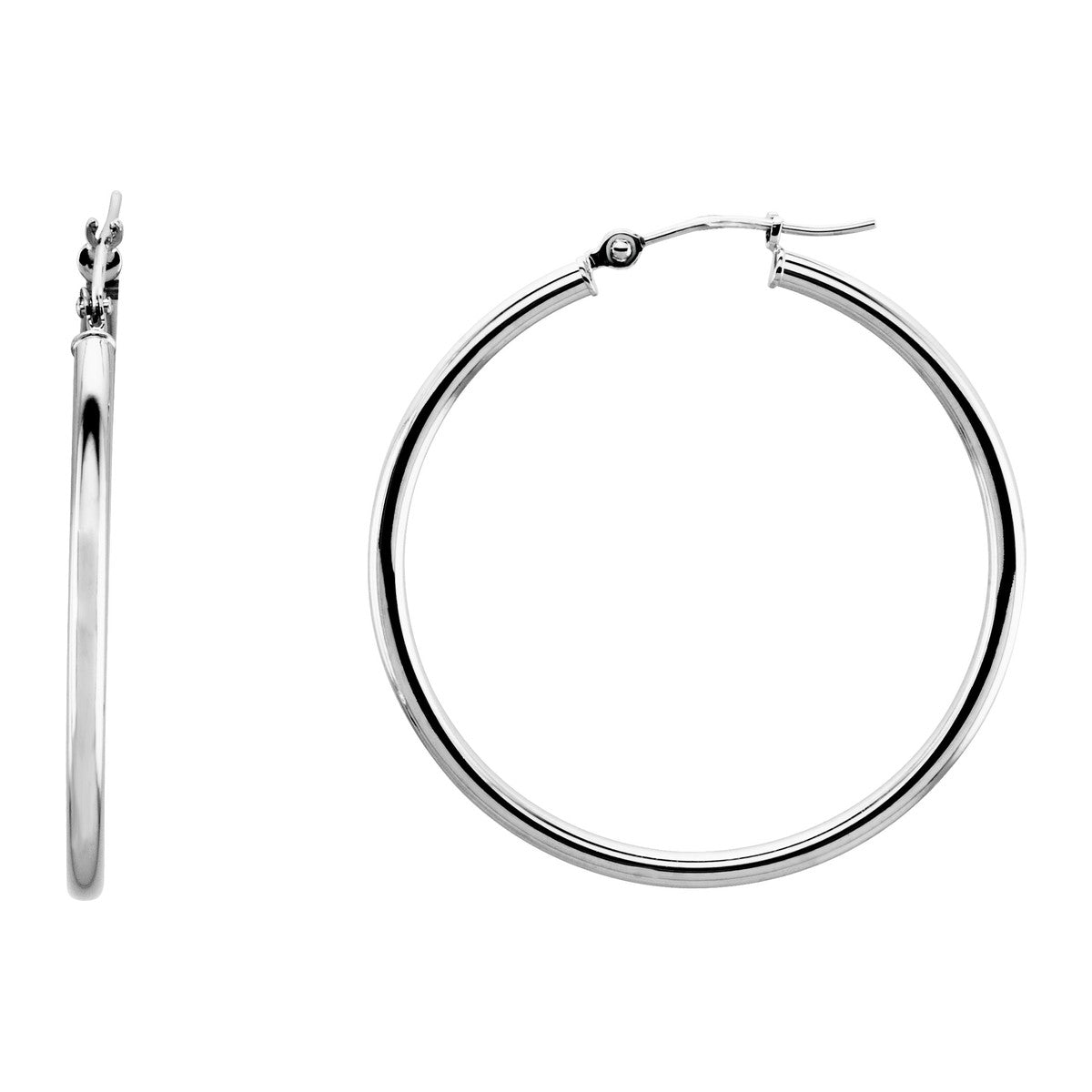 Tube Hoop Earrings
