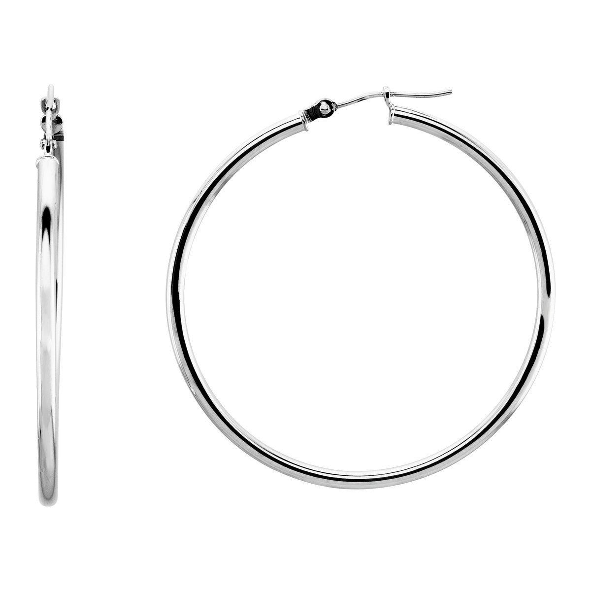 Tube Hoop Earrings