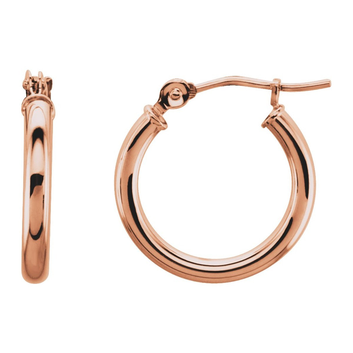 Tube Hoop Earrings