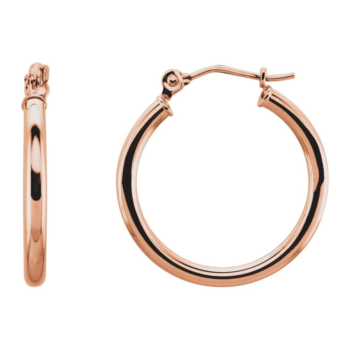 Tube Hoop Earrings
