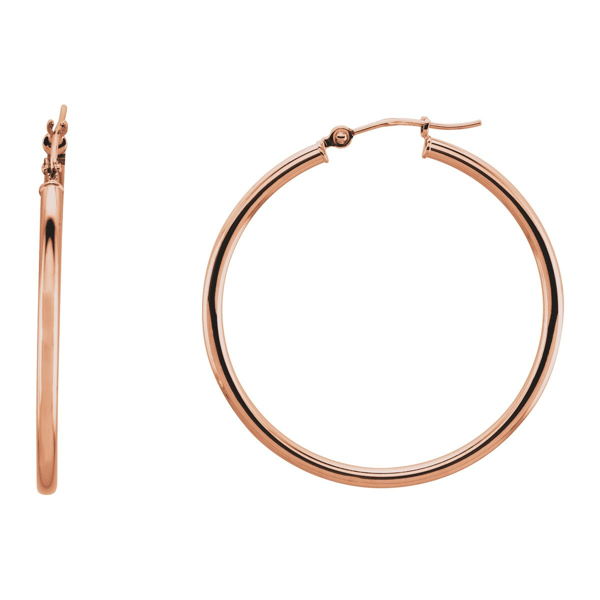 Tube Hoop Earrings