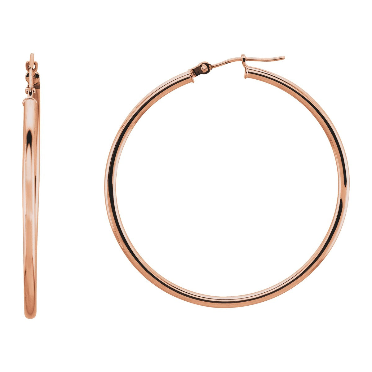 Tube Hoop Earrings