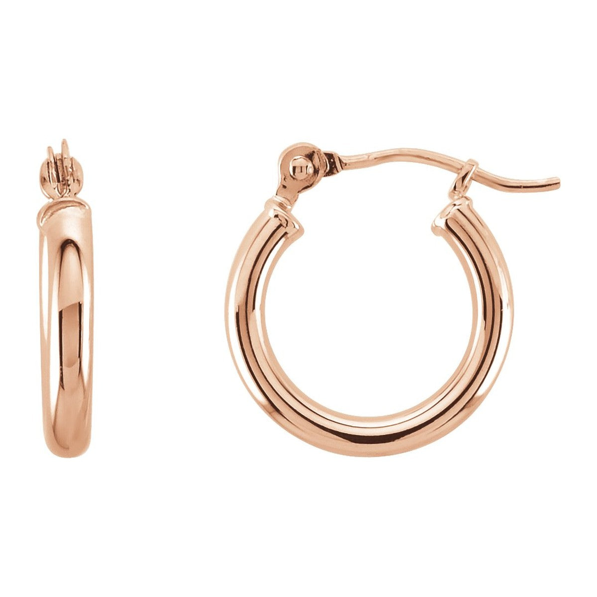 Tube Hoop Earrings