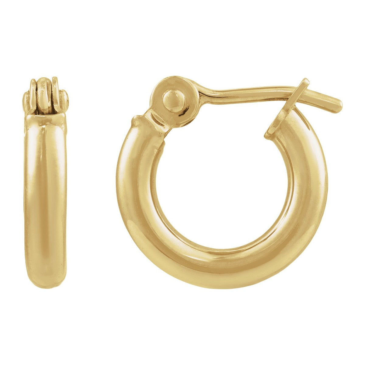 Tube Hoop Earrings
