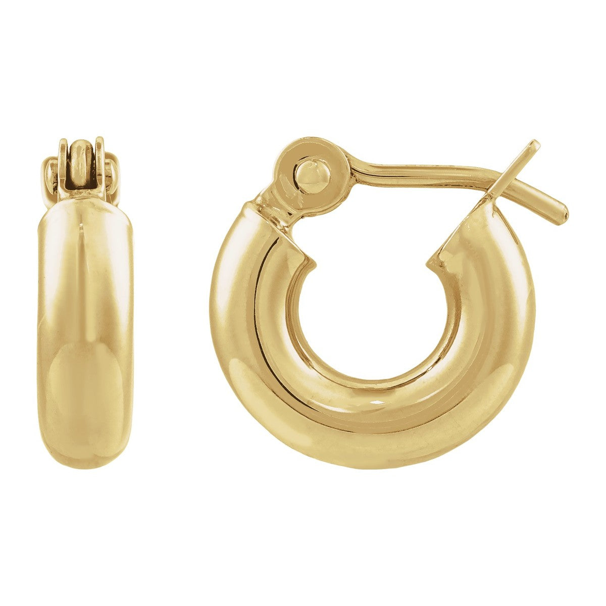 Tube Hoop Earrings