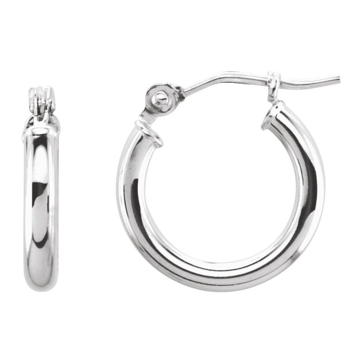 Tube Hoop Earrings