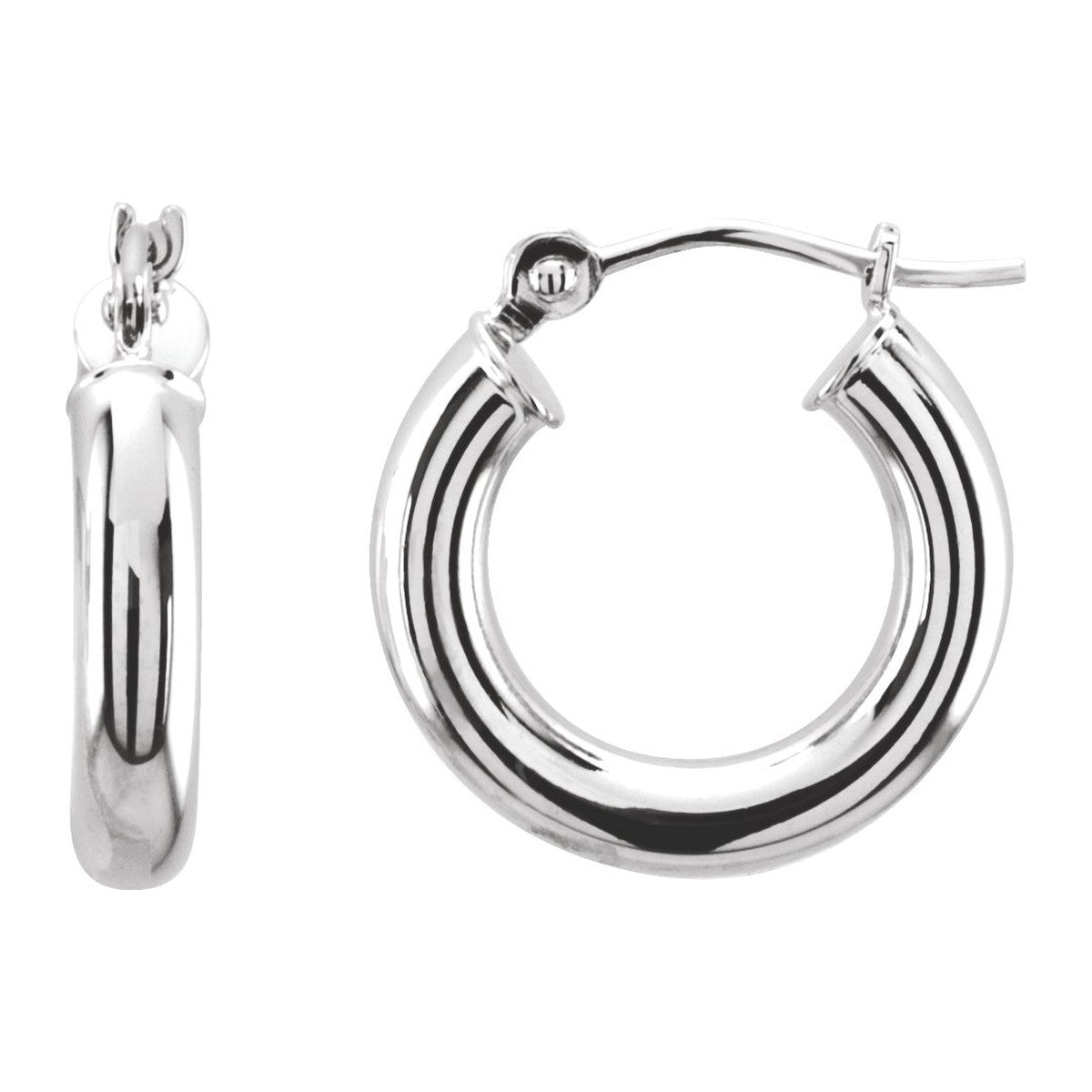 Tube Hoop Earrings