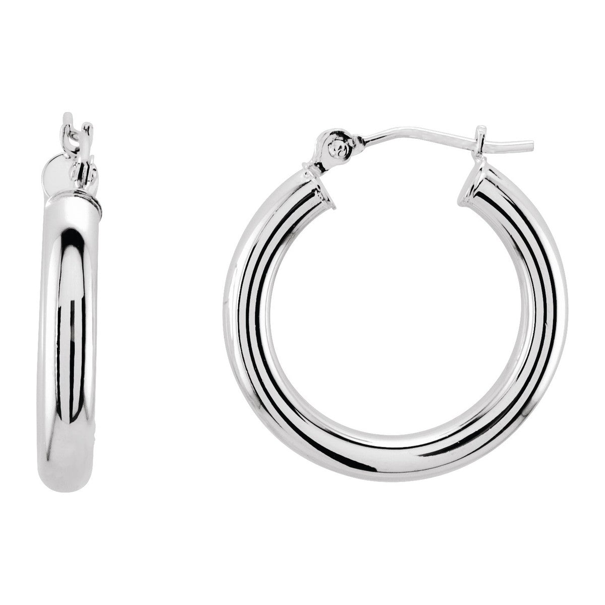 Tube Hoop Earrings