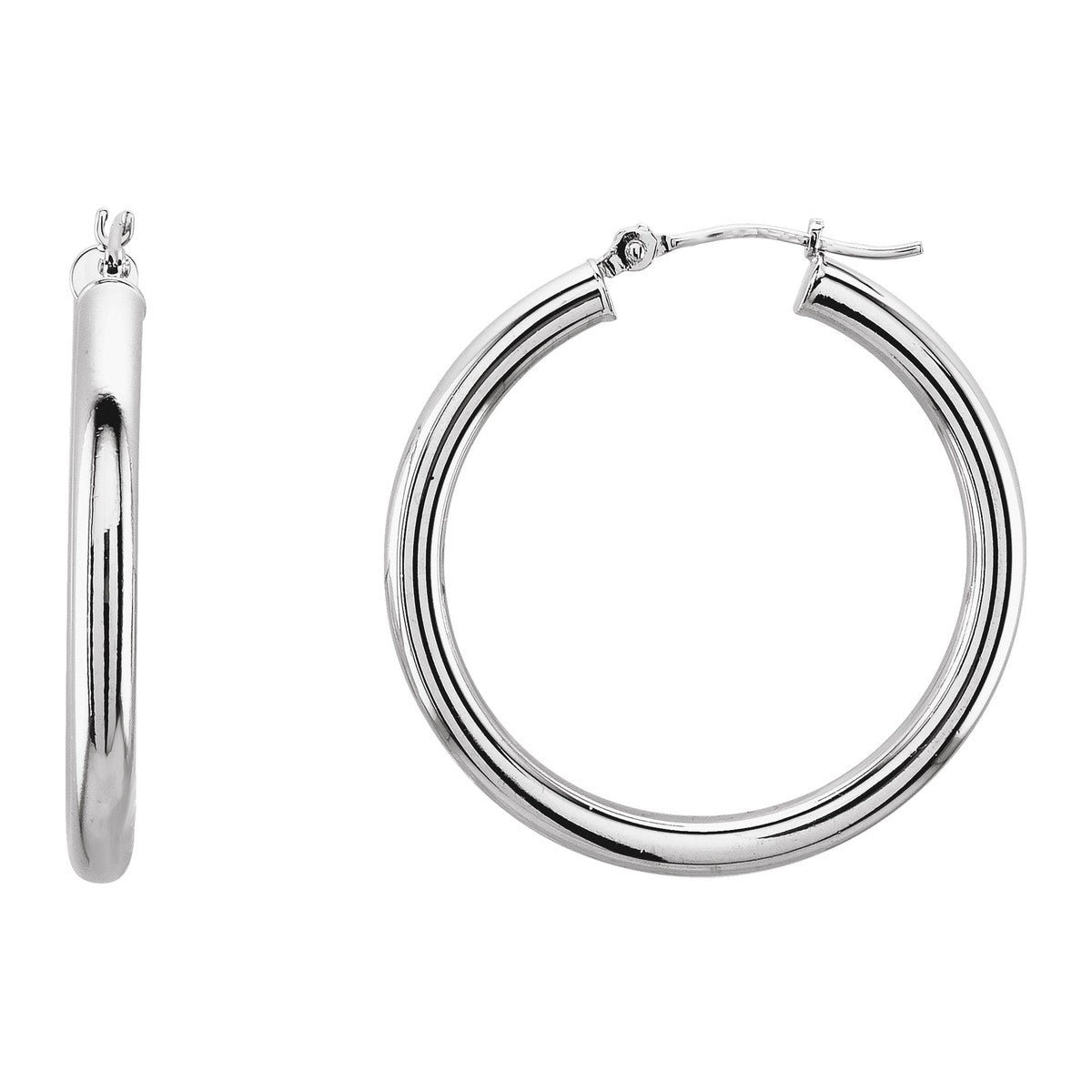 Tube Hoop Earrings