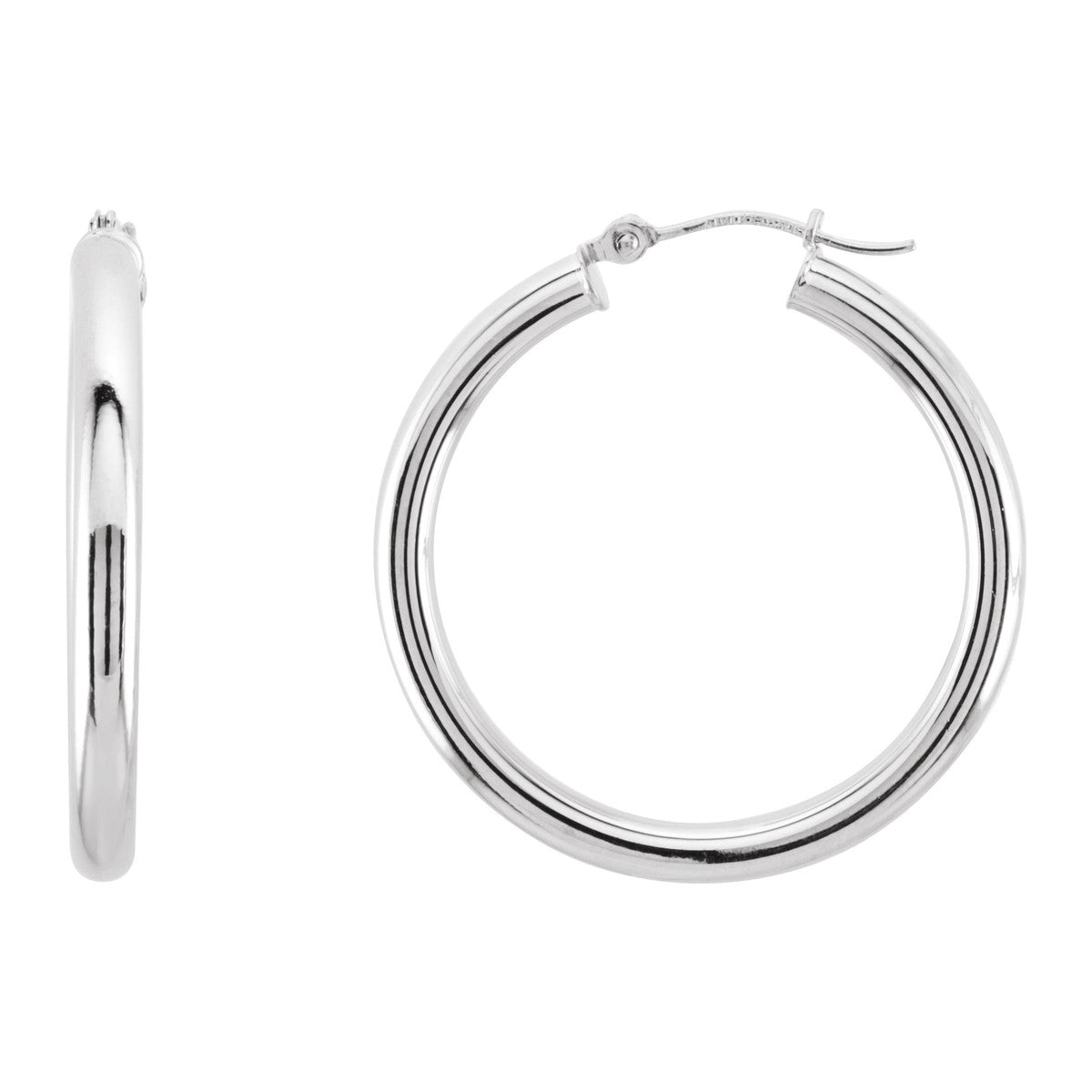 Tube Hoop Earrings