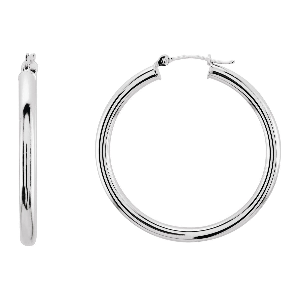 Tube Hoop Earrings