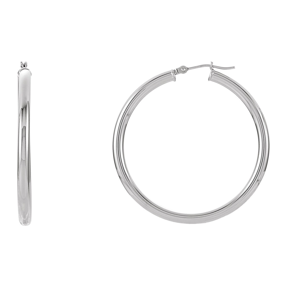 Tube Hoop Earrings