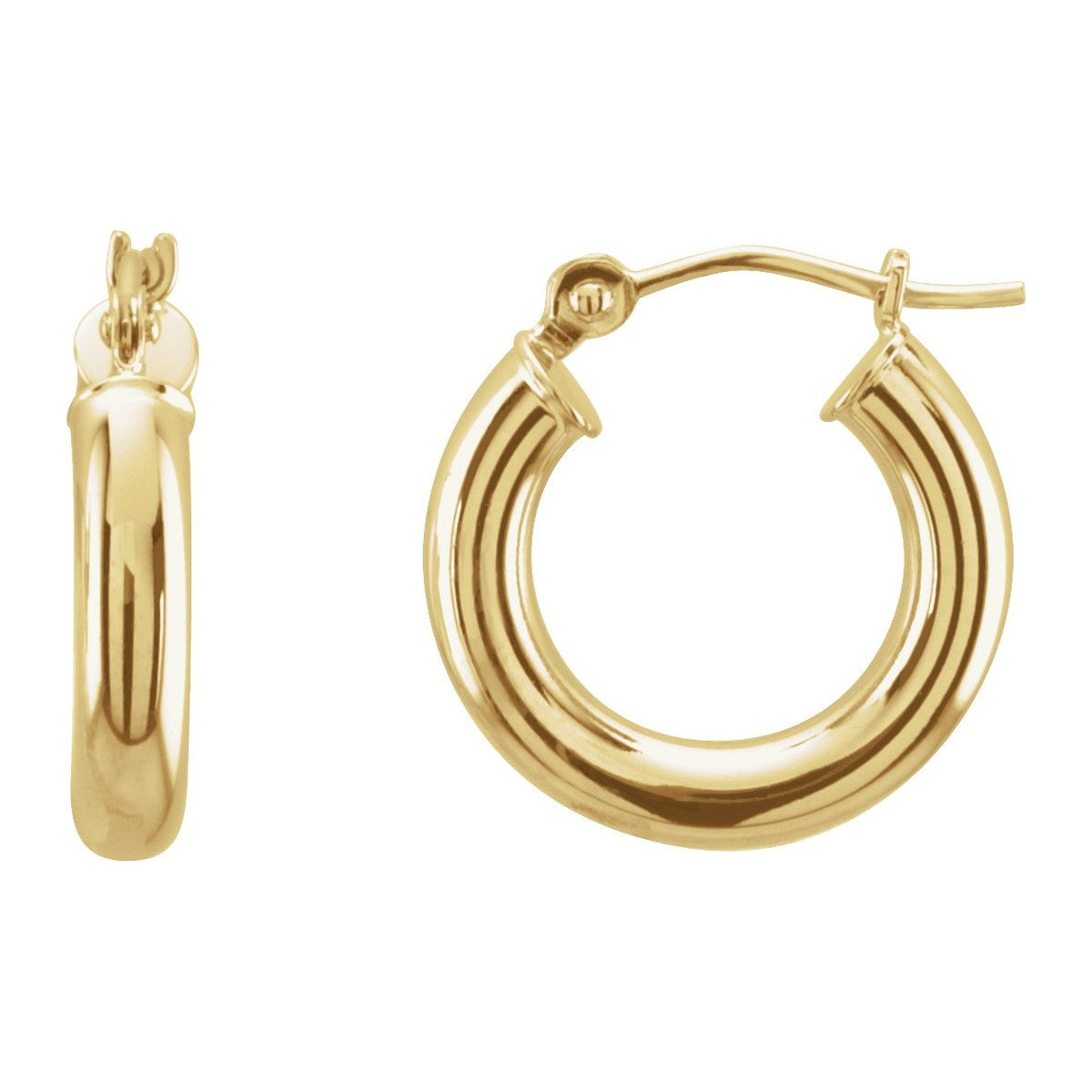 Tube Hoop Earrings